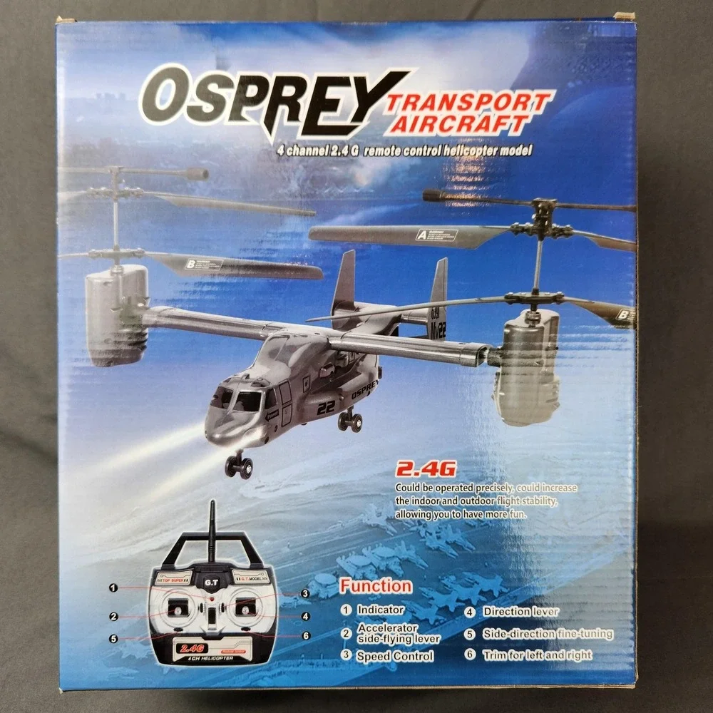 MDD Osprey Transport Aircraft‎ 4-Channel 2.4G Remote Control Helicopter M993